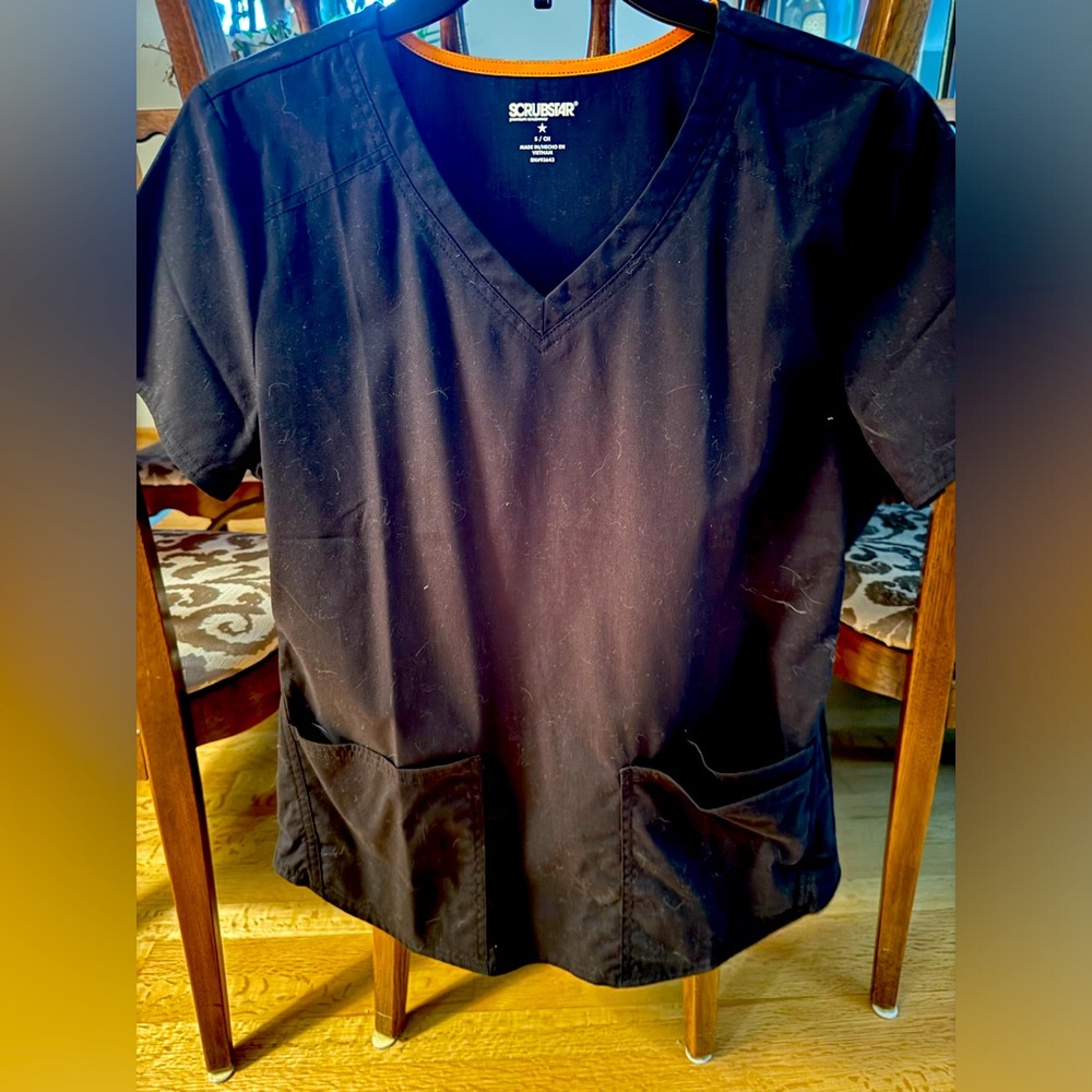 Black Scrub Top